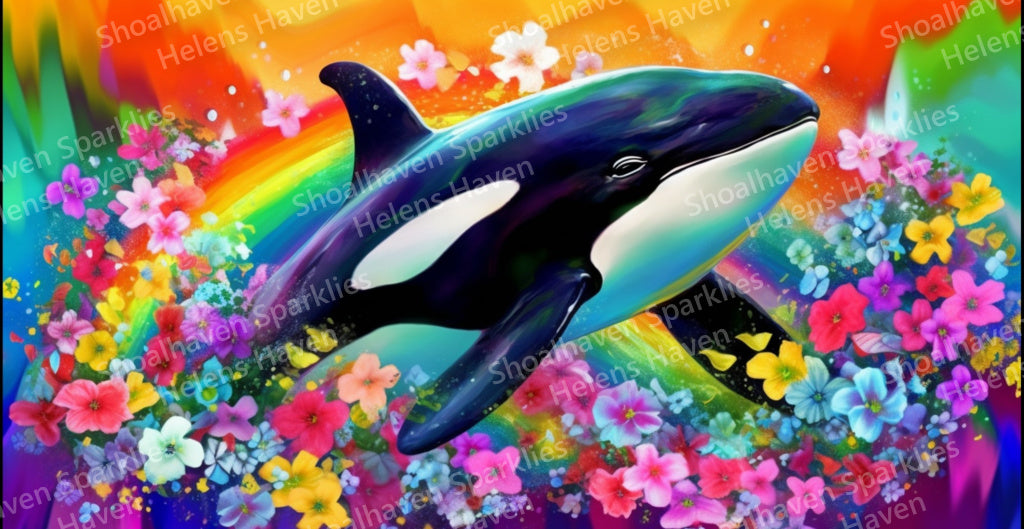 Neon Orca 100x50