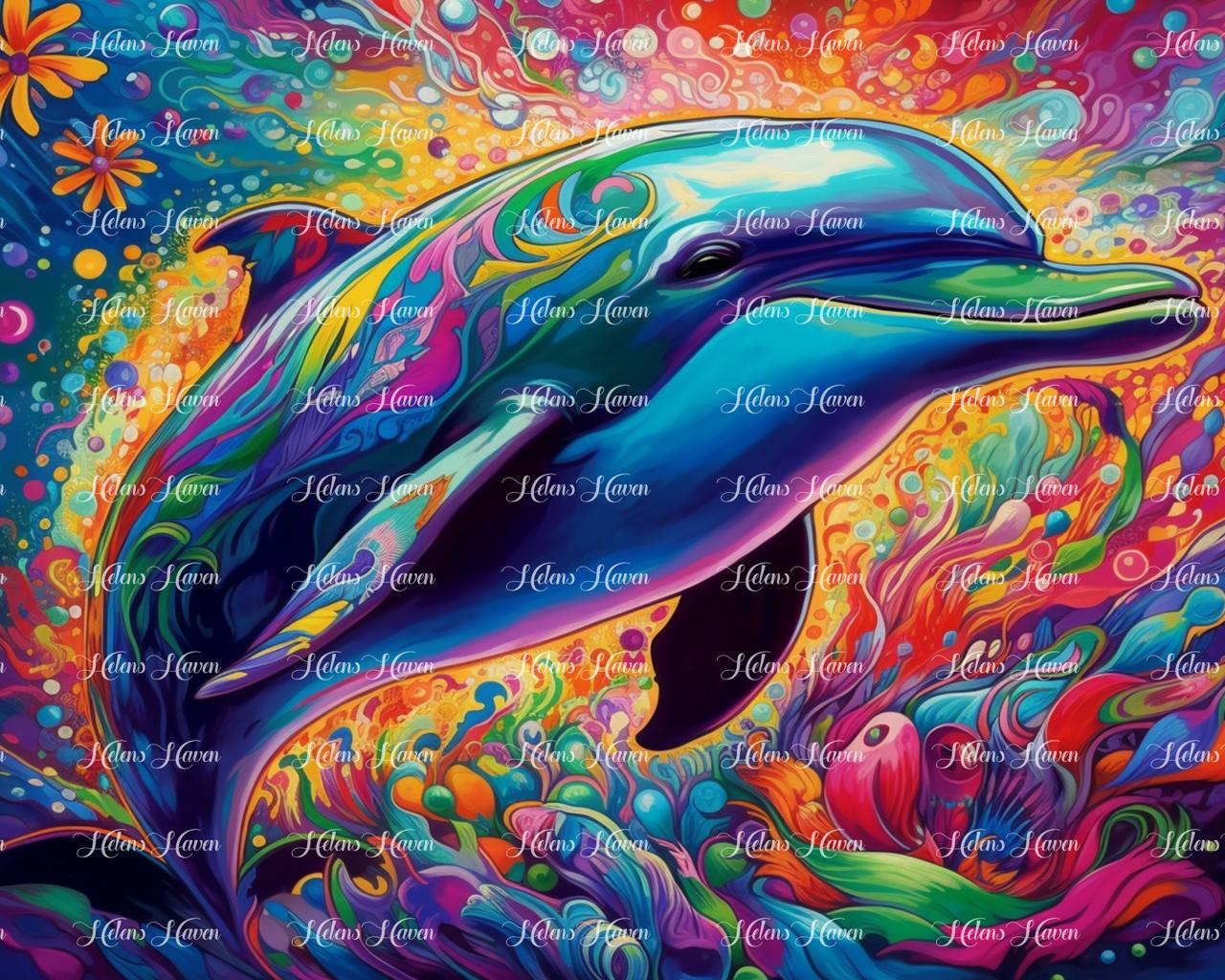 Dolphin art