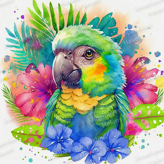 Rosa Parrot 50x50 With ABs