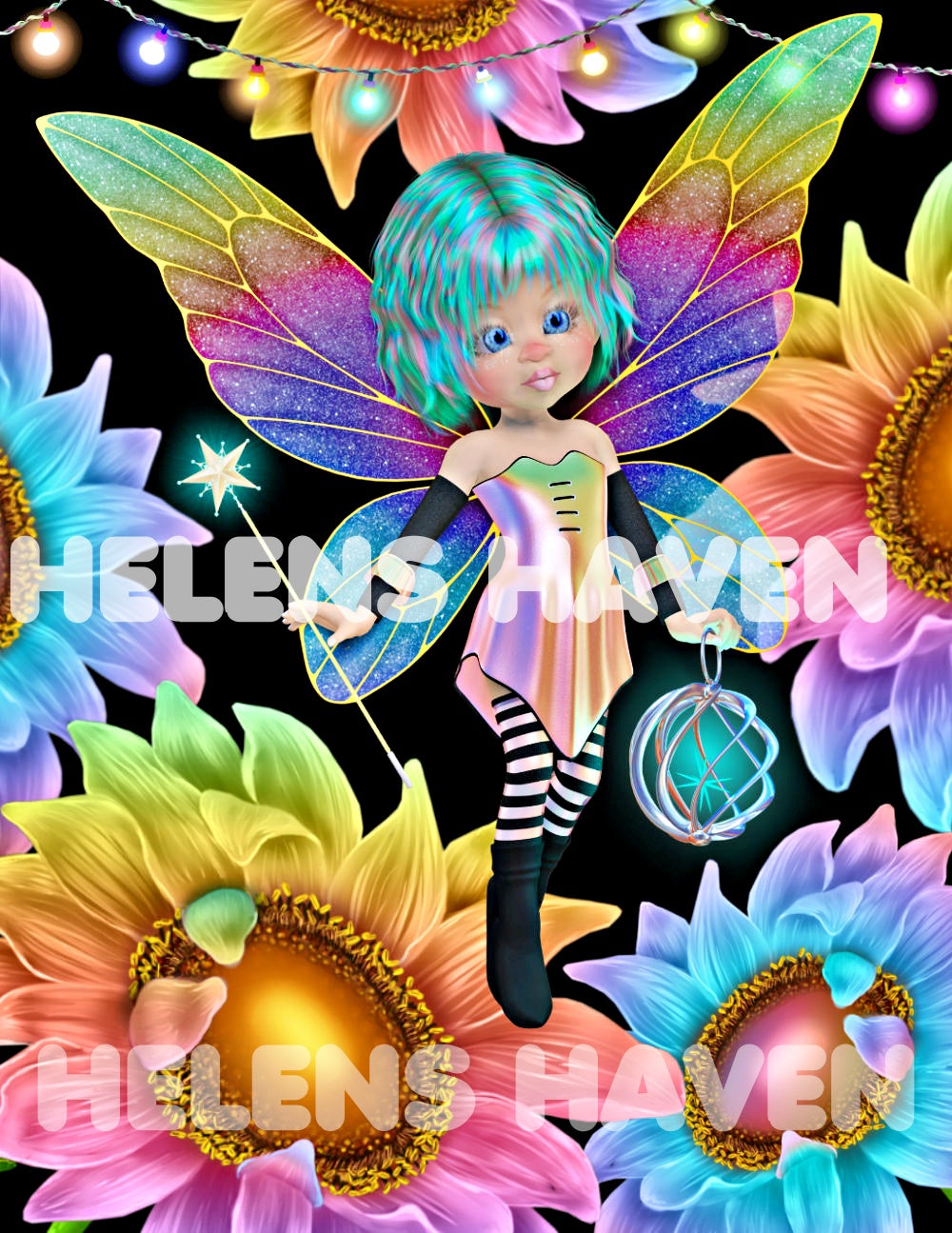 Chloe Fairy 40x50 Round Drills