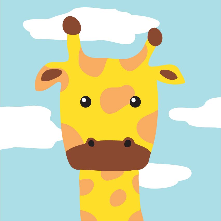 Paint By Numbers - Giraffe