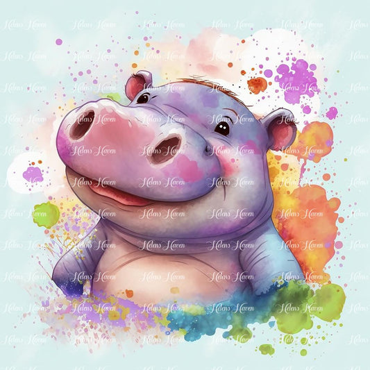 Cute baby Hippo