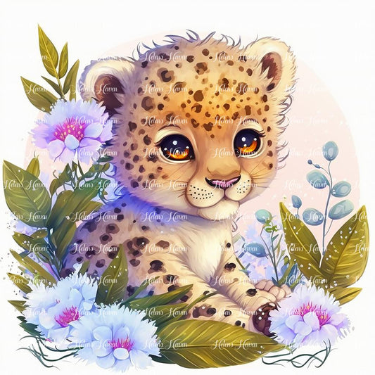 Cute Leopard cub