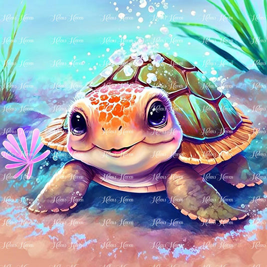 Cute baby turtle