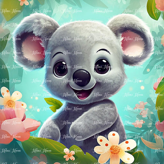 Cute happy Koala baby