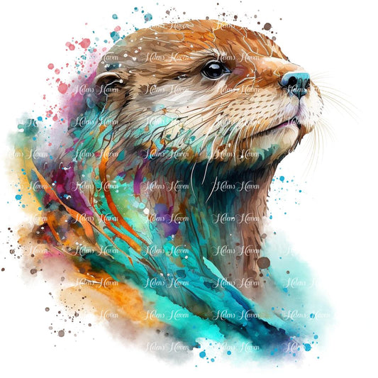 Stunning Otter portrait