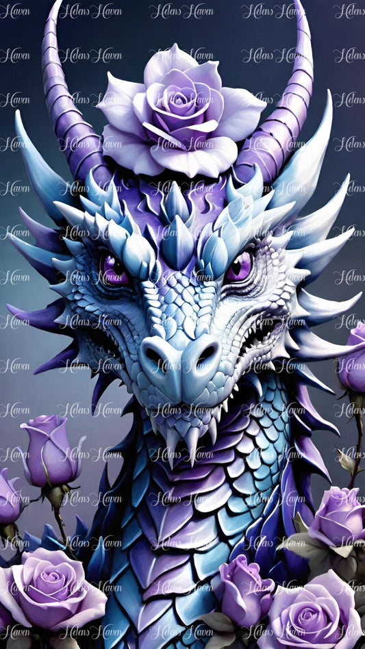 Purple Rose Dragon