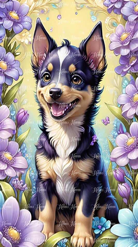 Chihuahua With Flowers