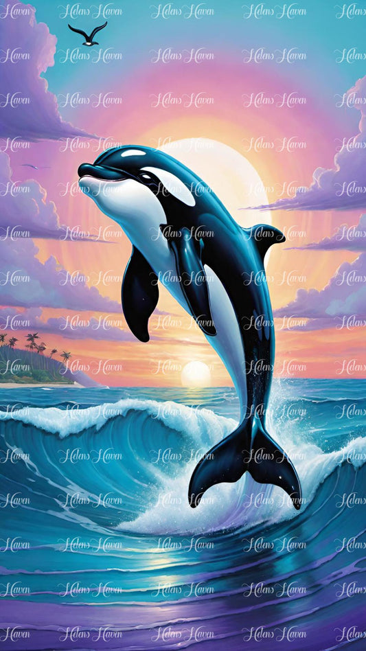 Tropical Sunset Orca