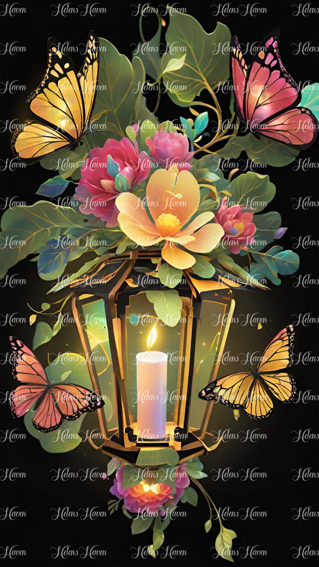 Butterfly Night Lantern