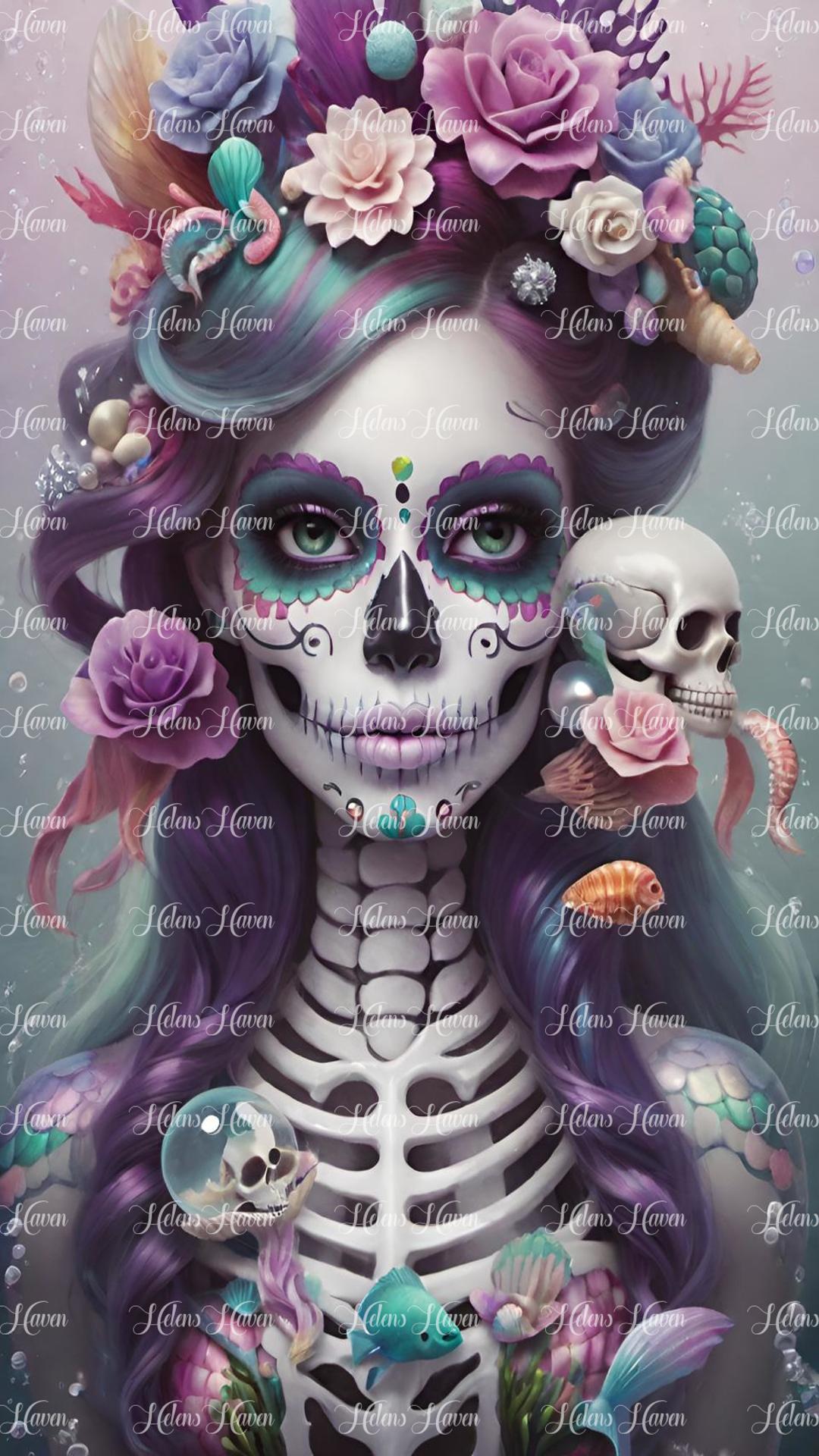 Mermaid Sugar Skeletress