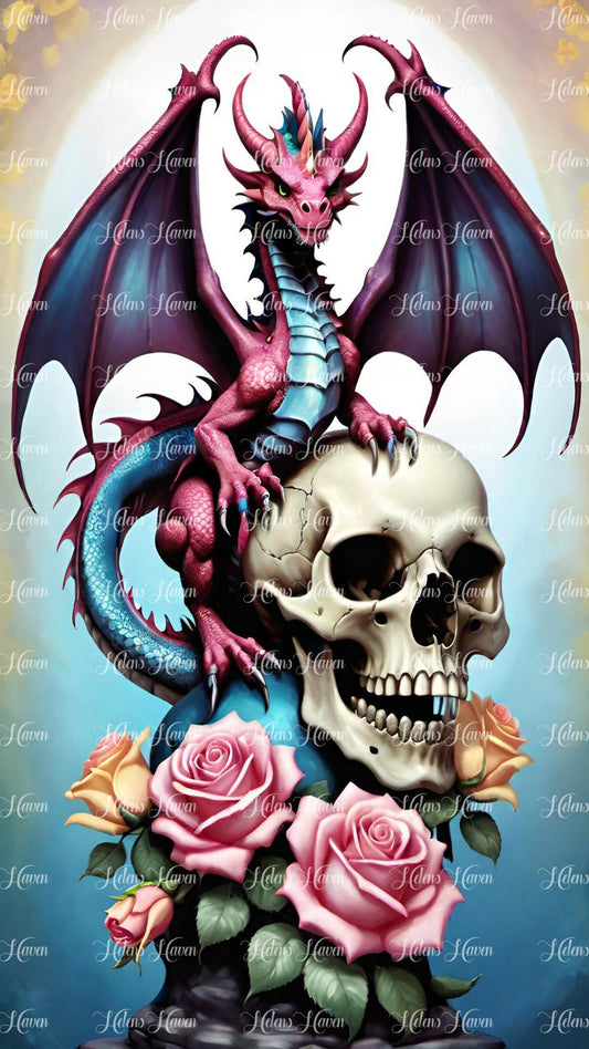 Pedestal Skull Dragon