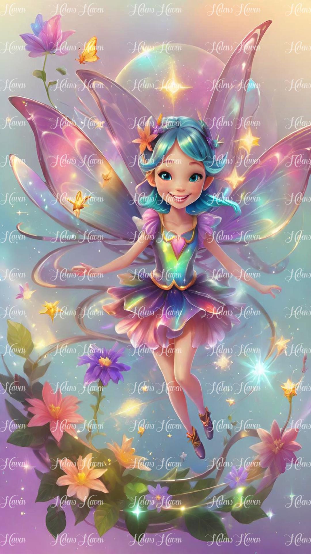 Pastel Firefly Fairy