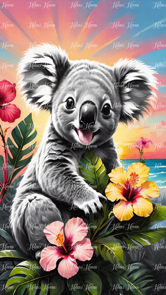 Island Sunset Koala
