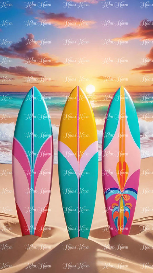 Pastel Surfboards
