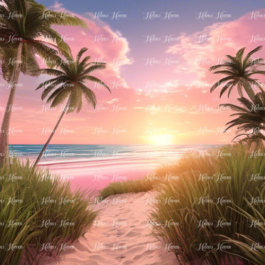 Pink Beach Night