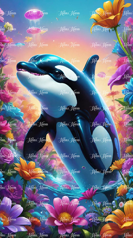 Stunning orca