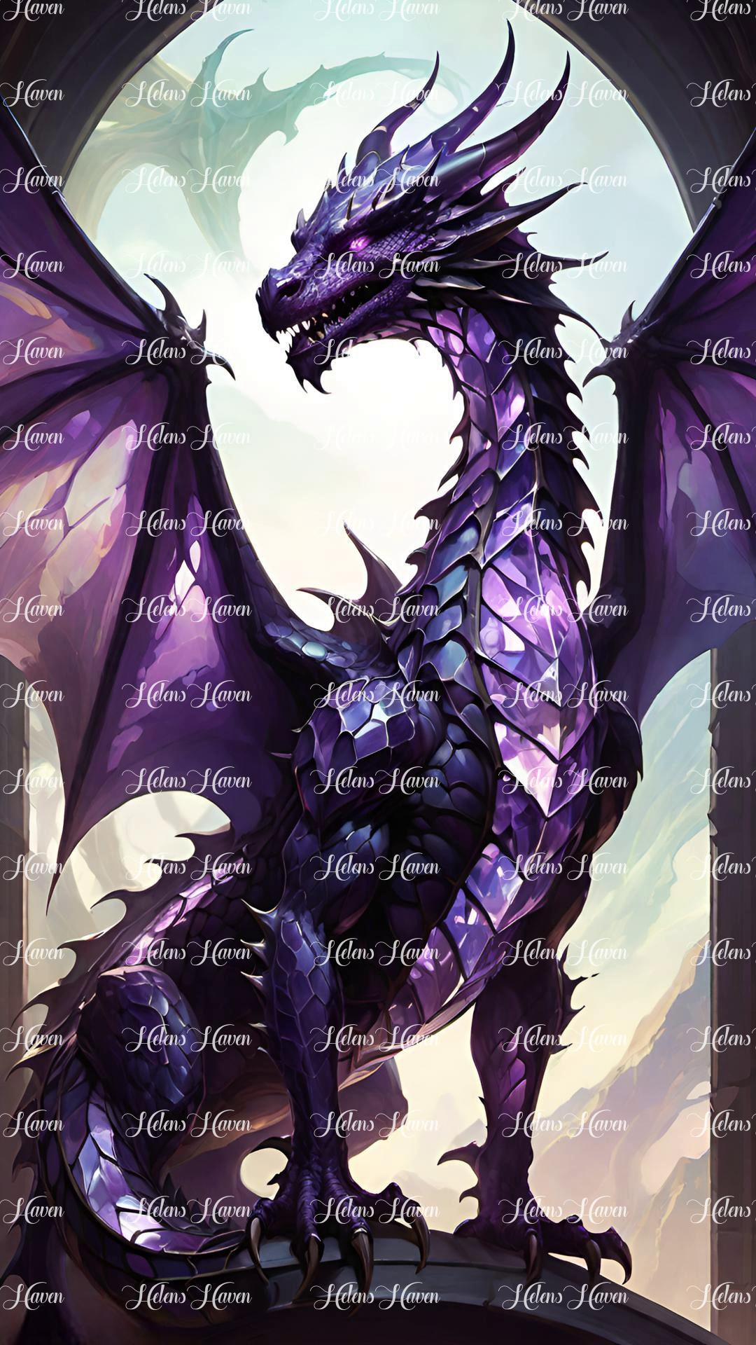 Stunning Purple dragon