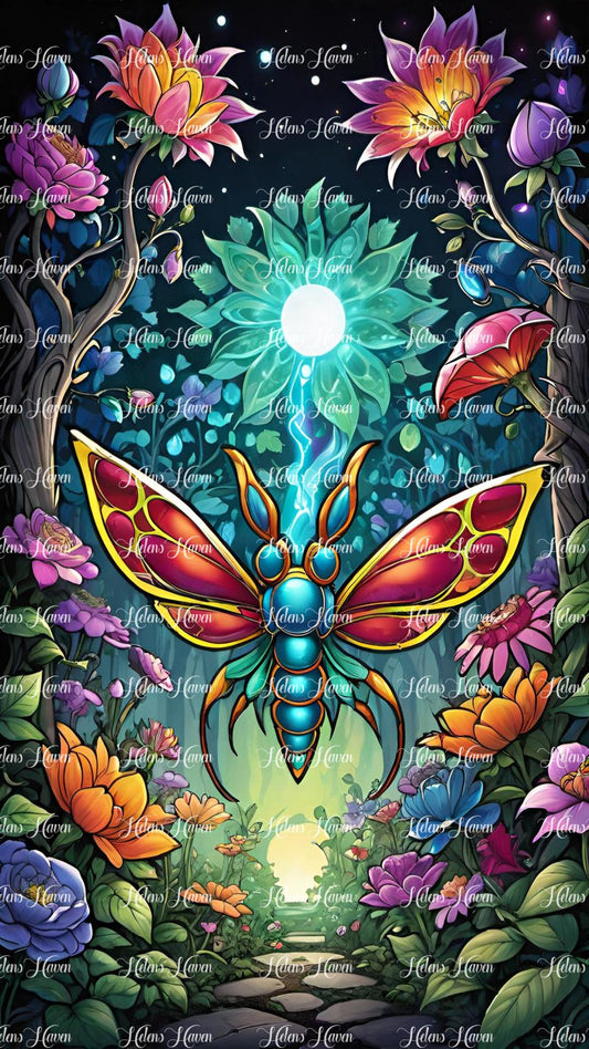 Fantasy forest beetle