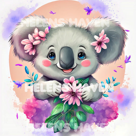 Flower Koala 50x50