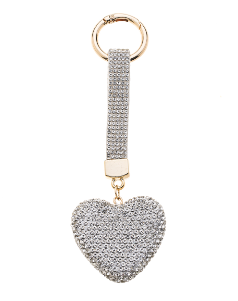 Sparkly Heart Silver