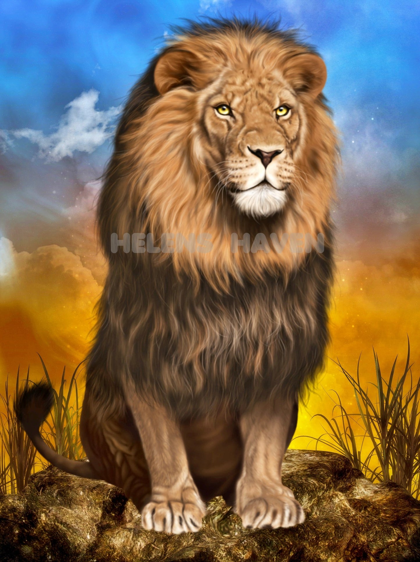 Diannah Lion 50x70