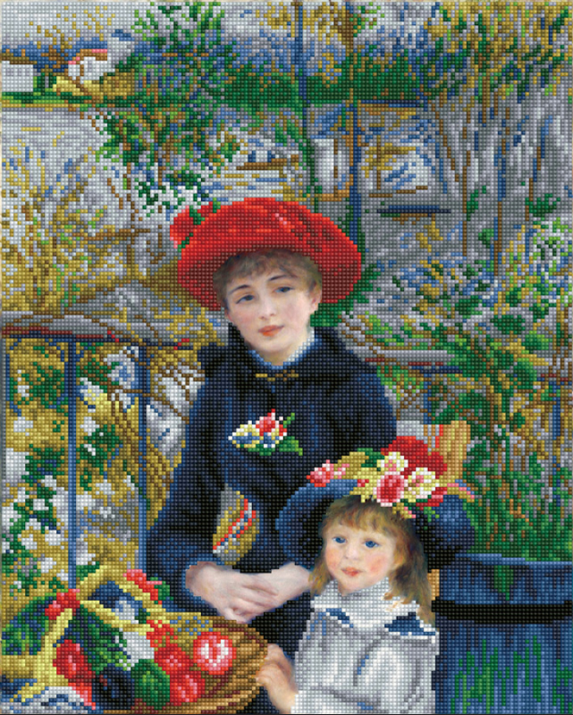 TWO SISTERS ON THE TERRACE(APRES RENOIR)
