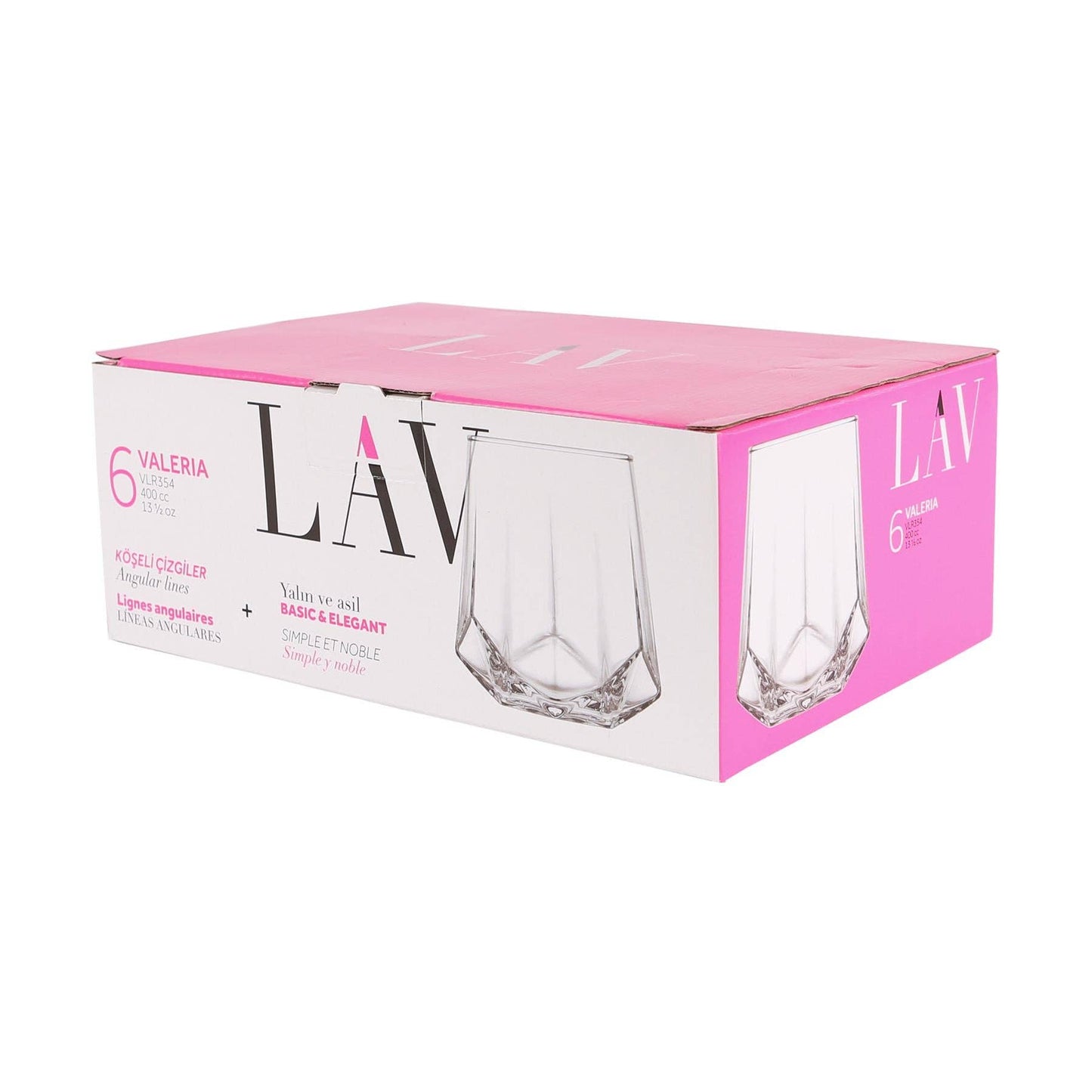 400ml Valeria Whiskey Glass - By LAV