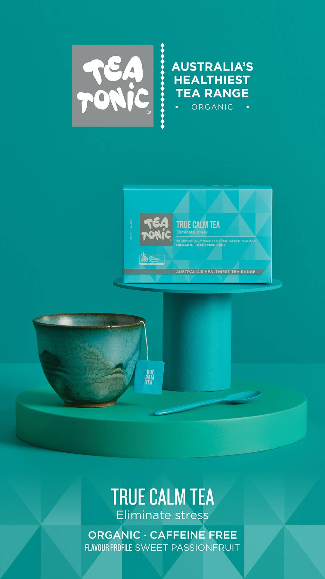 True Calm Tea 20 Tea Bags - Box