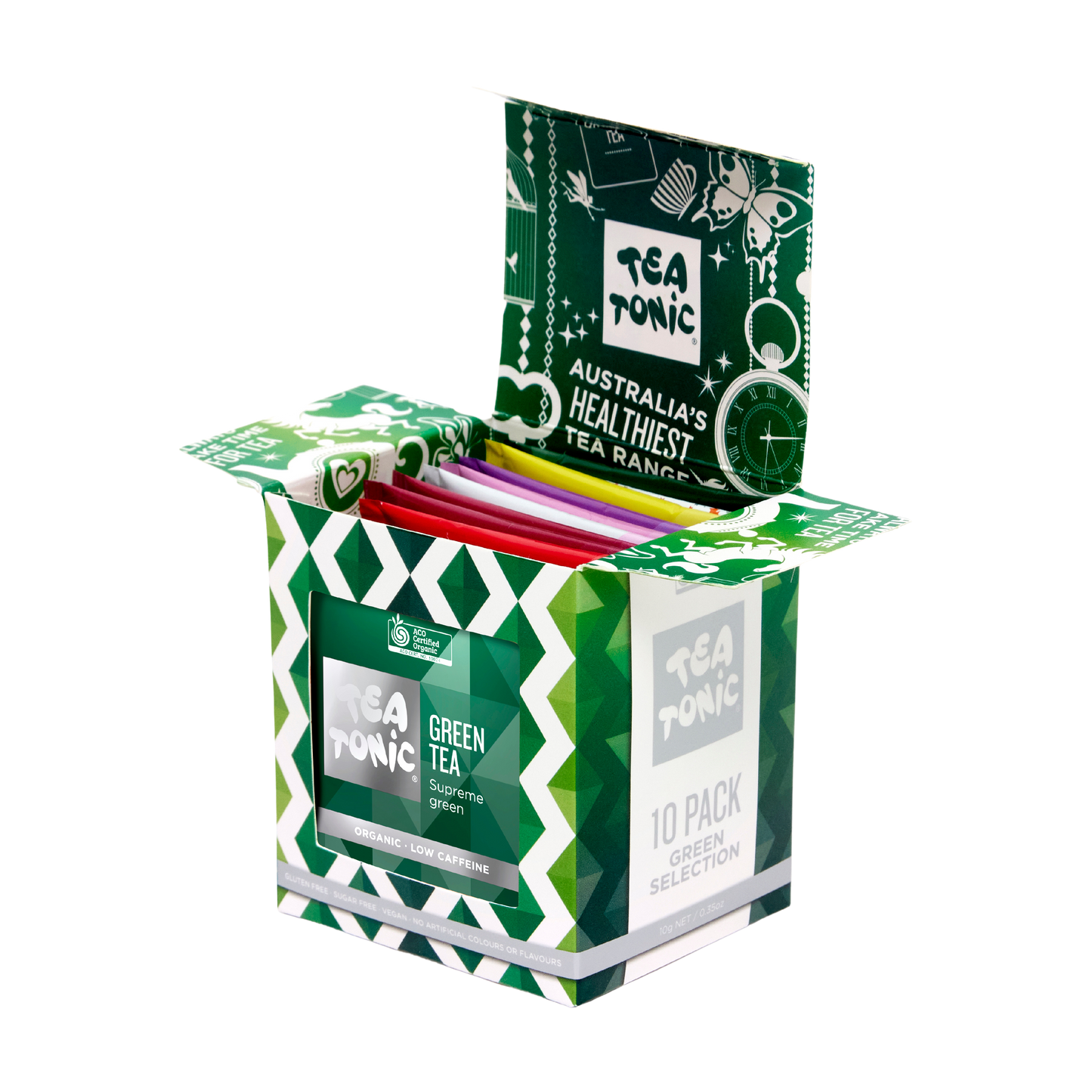 10 Pack Green Selection Box