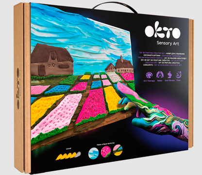 Flower Beds In Holland Sensory Art Set