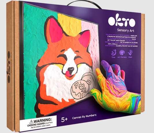 Fox Colouring With Clay Set