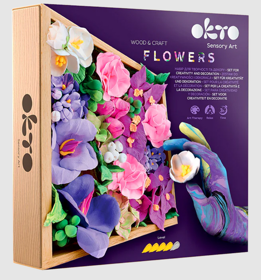 Flowers Wood & Craft Sensory Art Set