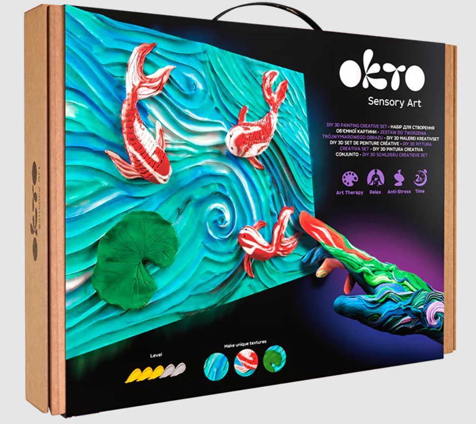 Koi Carp Sensory Art Set