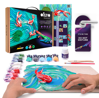 Koi Carp Sensory Art Set