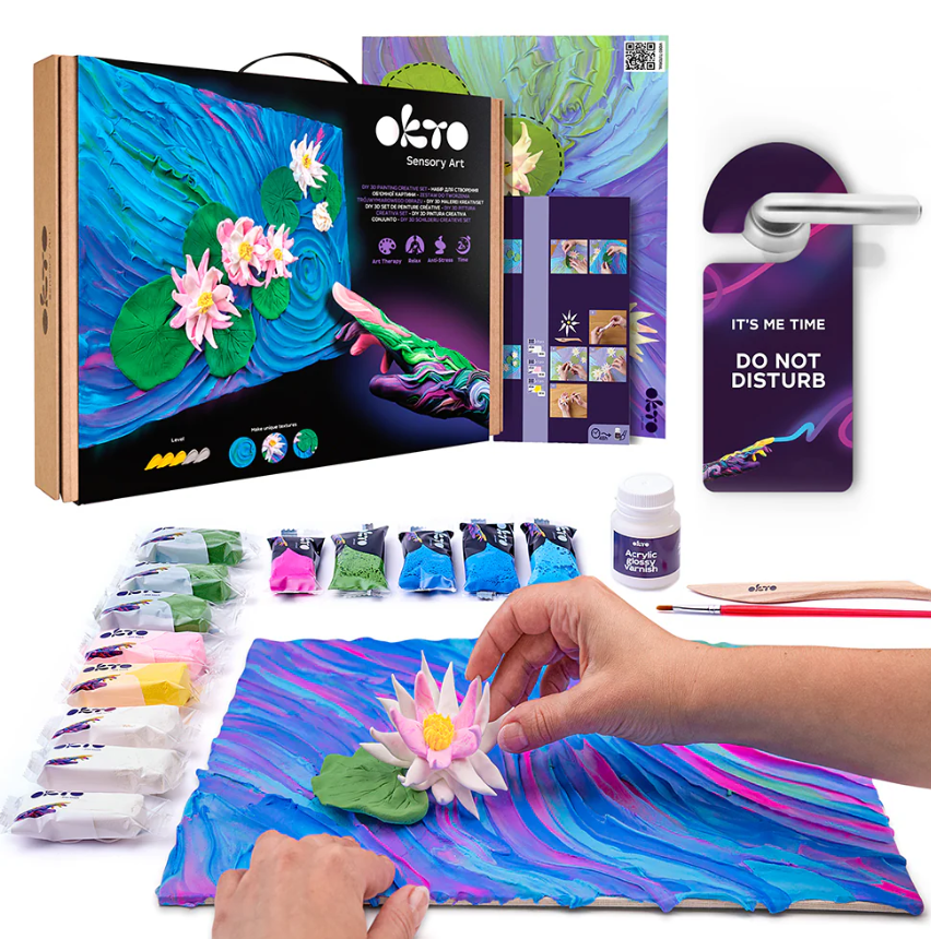 Water Lillies Sensory Art Set