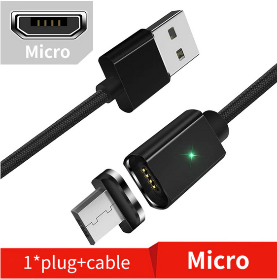 Magnetic Cable - 1m - USB Micro