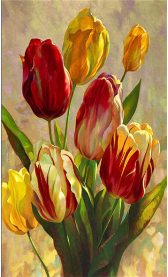 Tulips 30x40