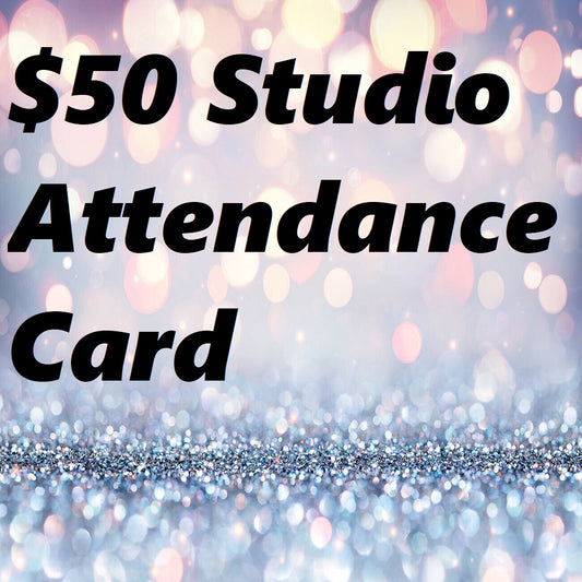 $50 Studio Attendance Card