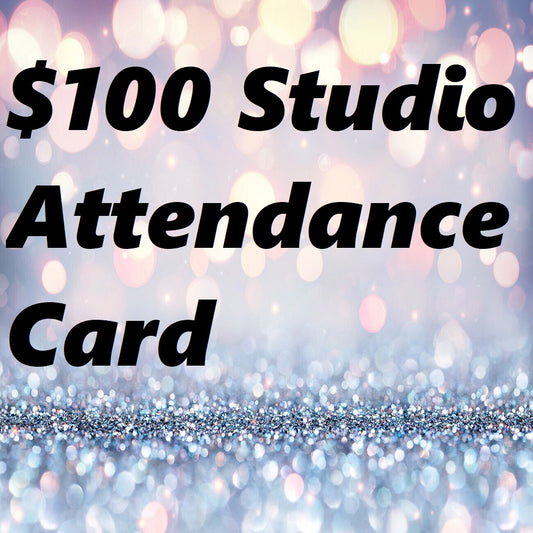 $100 Studio Attendance Card