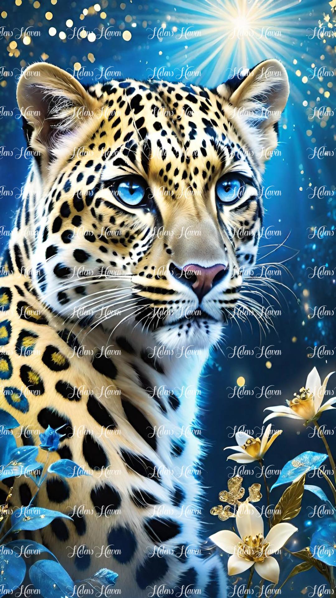 Stunning leopard portrait